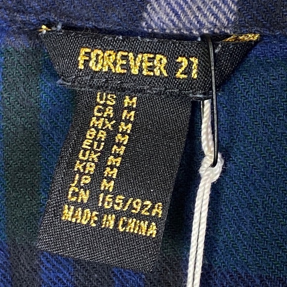 Forever21 Flannel Top Button Down - Picture 5 of 9